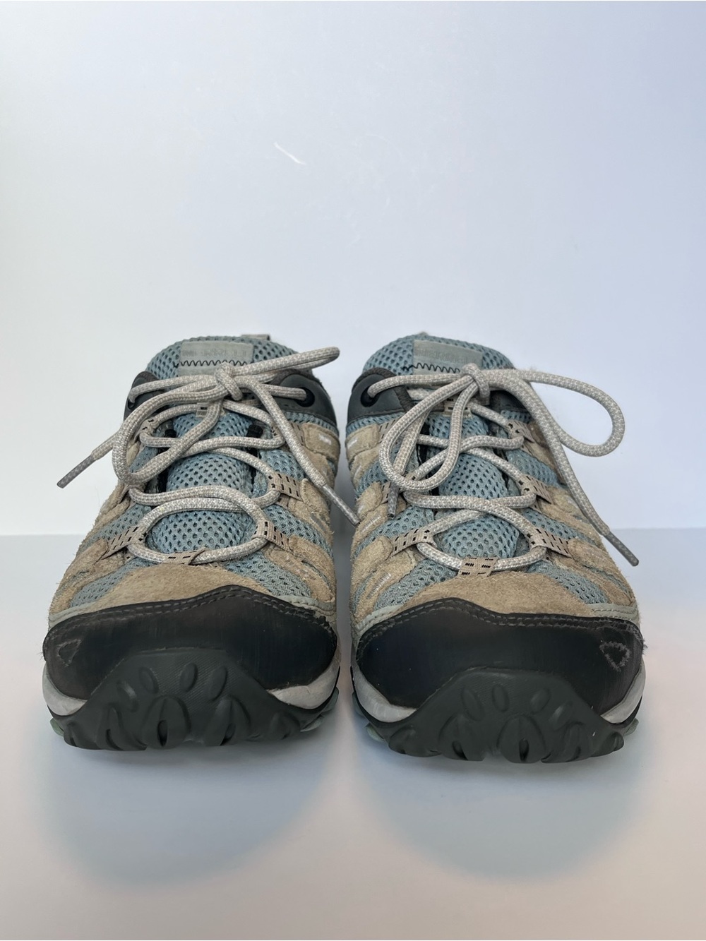 MERRELL Alverstone 2 Waterproof Hiking Trail Shoe Blue Gray Taupe Women 9 Wide - Picture 5 of 9